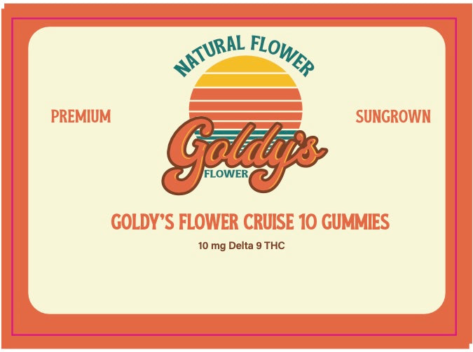 Goldys Cruise Gummies 10 mg